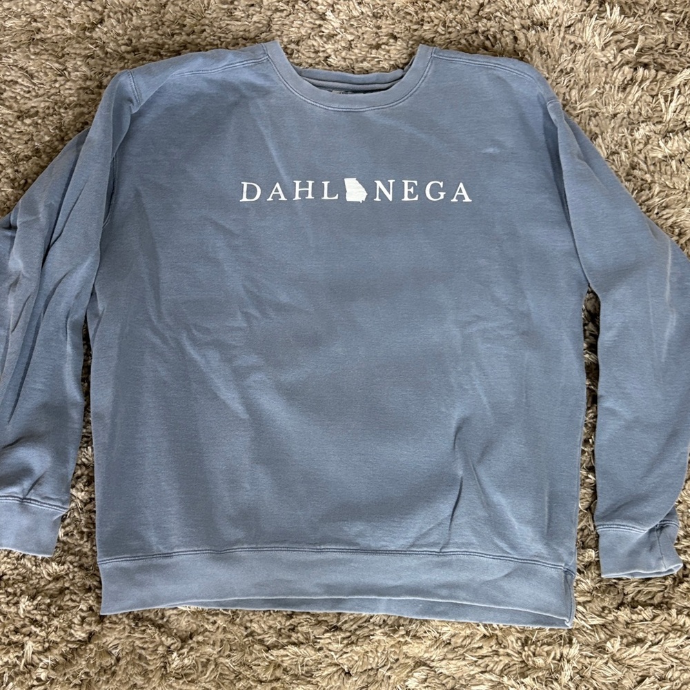 Comfort Colors Slate Blue long Sleeve T-Shirt - Dahlongea Georgia